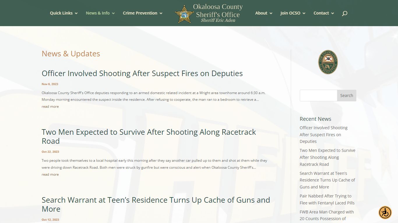 News & Updates | Okaloosa County Sheriff's Office